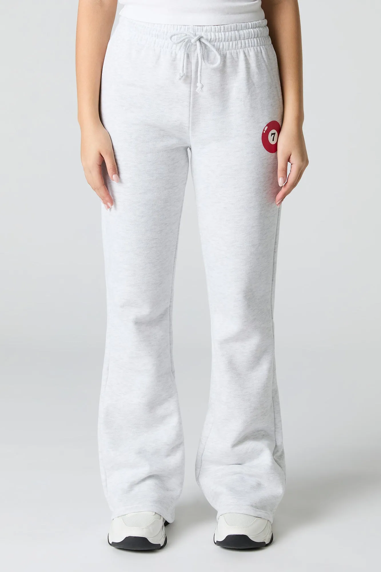 7 Pool Ball Graphic Fleece Flare Sweatpant