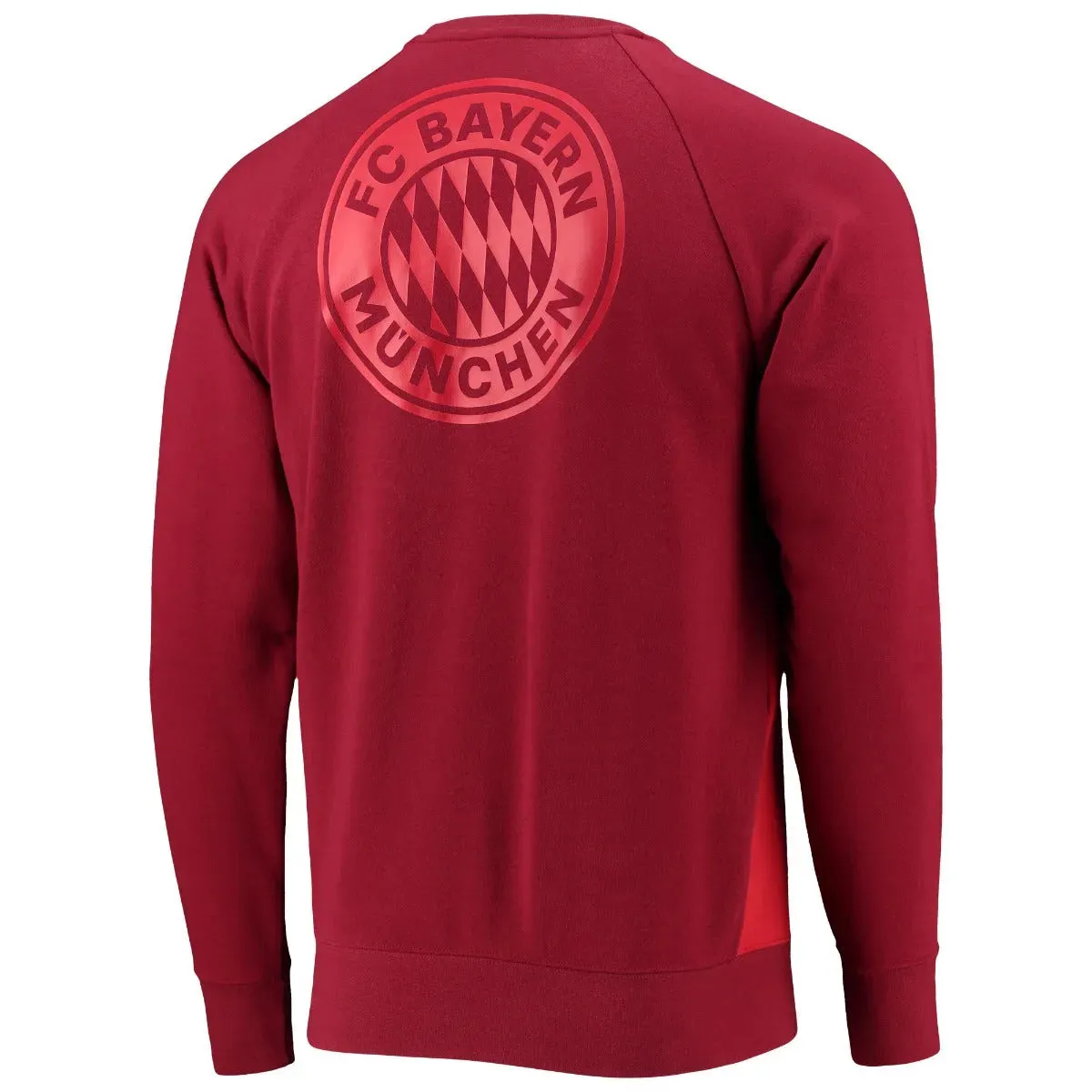 adidas 2021-22 Bayern Munich Graphic Crew Sweatshirt - Red