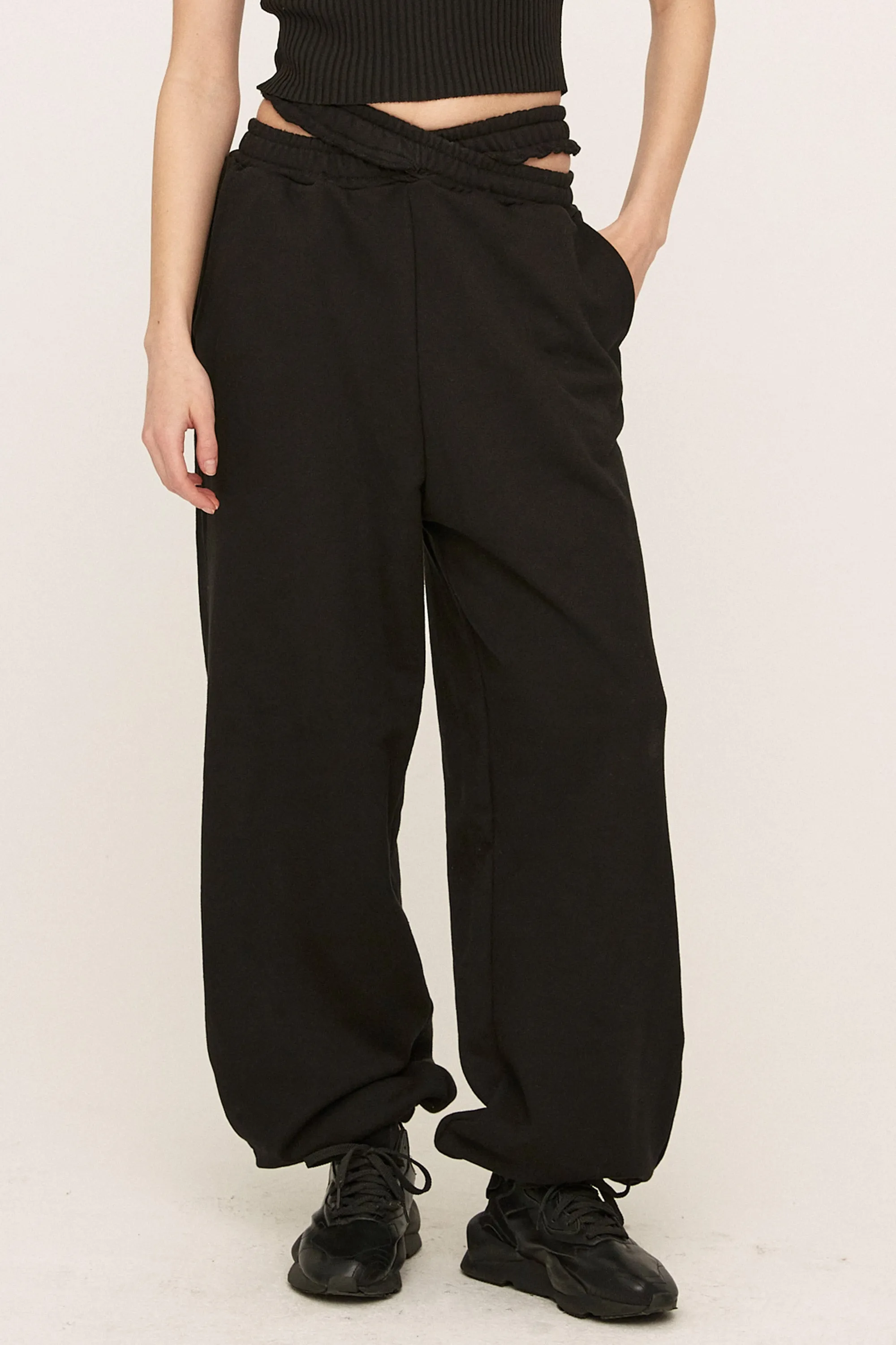 Adrina Cutout Jogger Pants