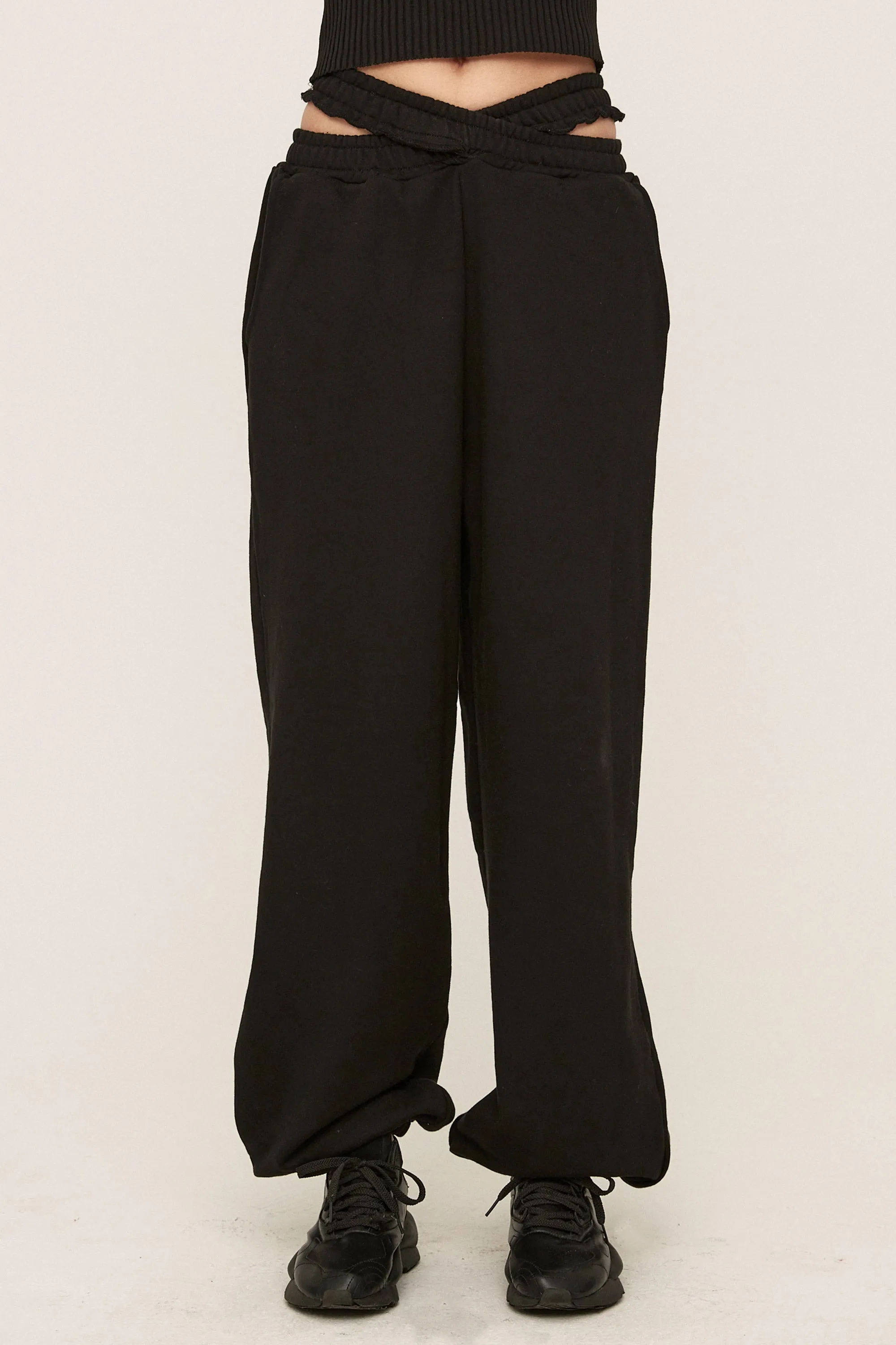 Adrina Cutout Jogger Pants