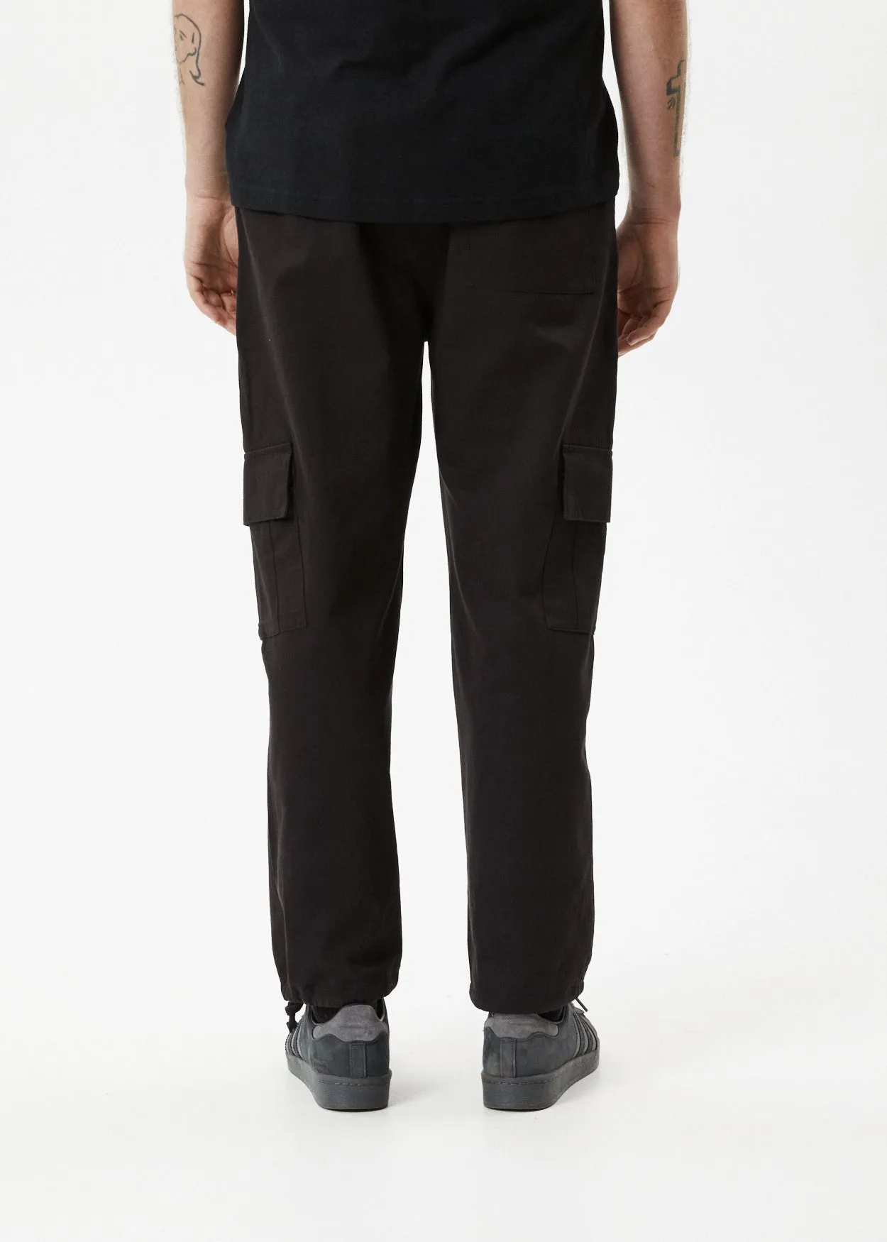 Afends Mens Atlas - Cargo Pant - Black