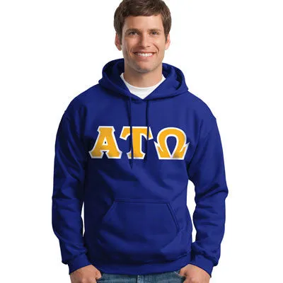 Alpha Tau Omega Hooded Sweatshirt - G185 - TWILL