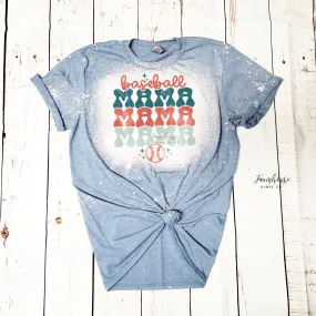 Baseball Mama Bleached Shirt