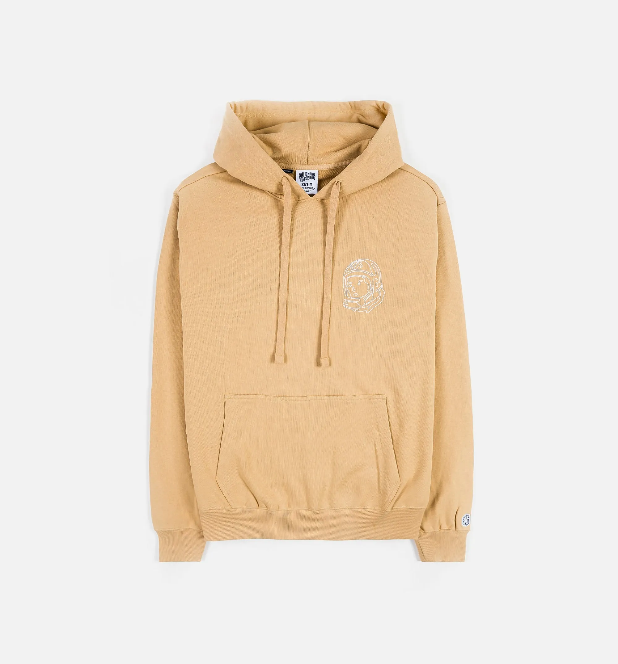 BB Script Mens Hoodie - Tan/White