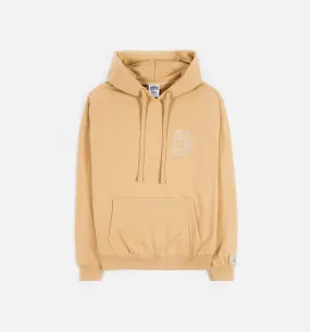 BB Script Mens Hoodie - Tan/White