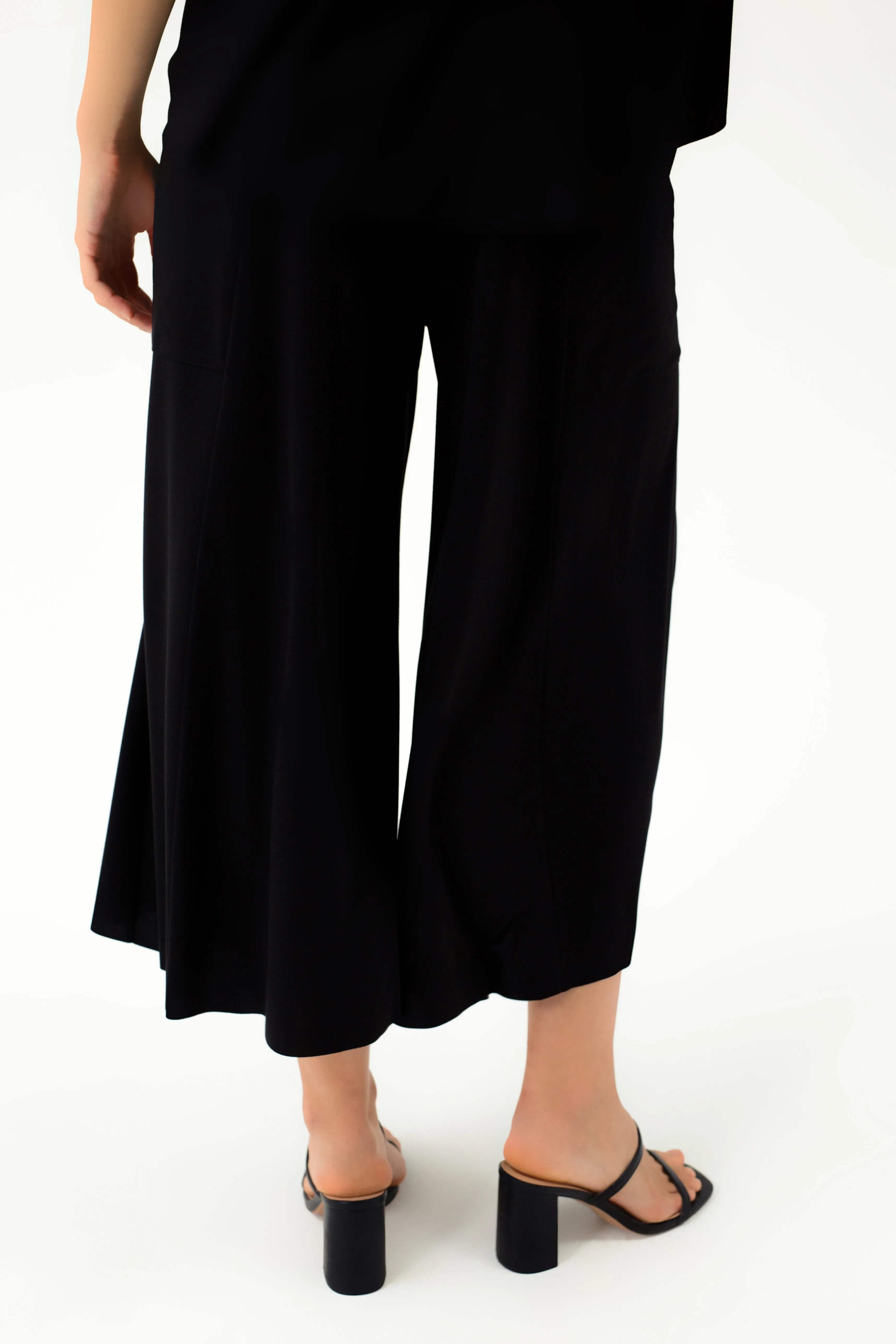 BLACK JERSEY CULOTTES