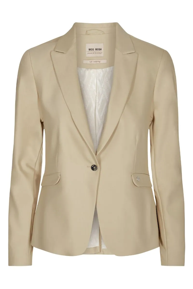 Blake Night Blazer Sustainable | Safari | Blazer fra Mos Mosh