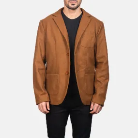 Borges Khaki Wool Blazer