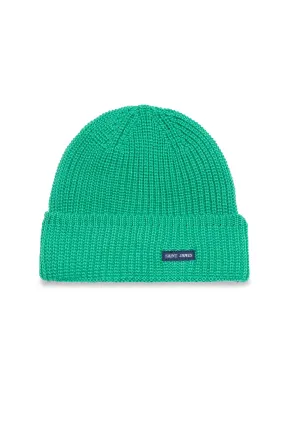 CANOT - Soft Wool Beanie in Purl Knit (KELLY GREEN)