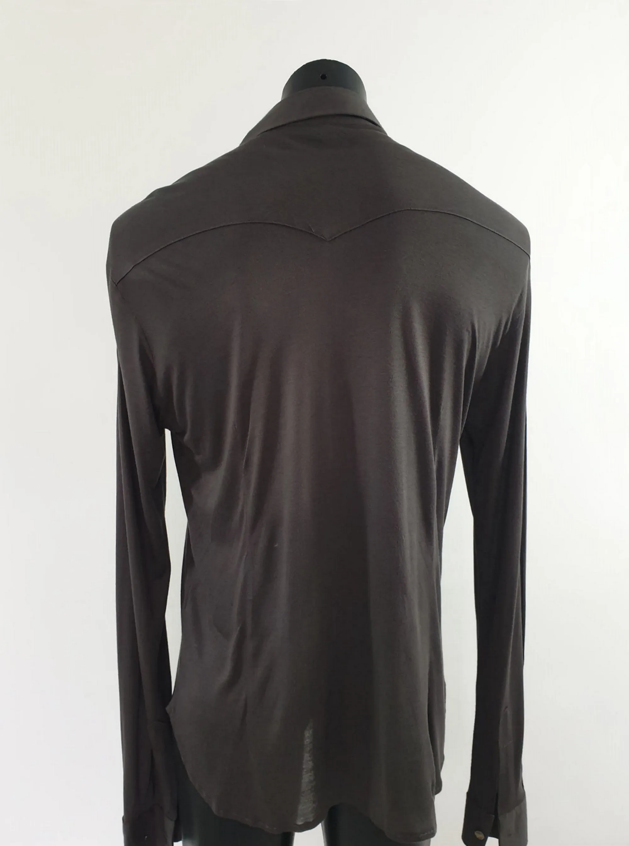 Charcoal Grey Body Shirt by Hoss