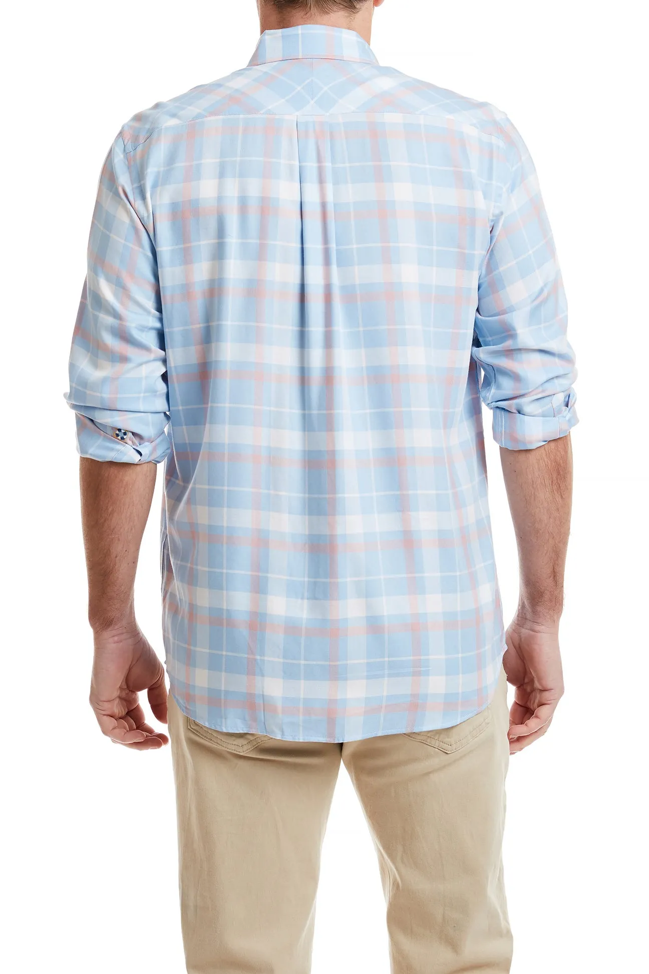 Chase Shirt Blue with Pink Windowpane