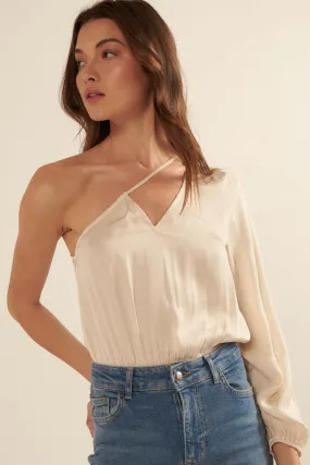 Chic to Chic One-Shoulder Cutout Bodysuit