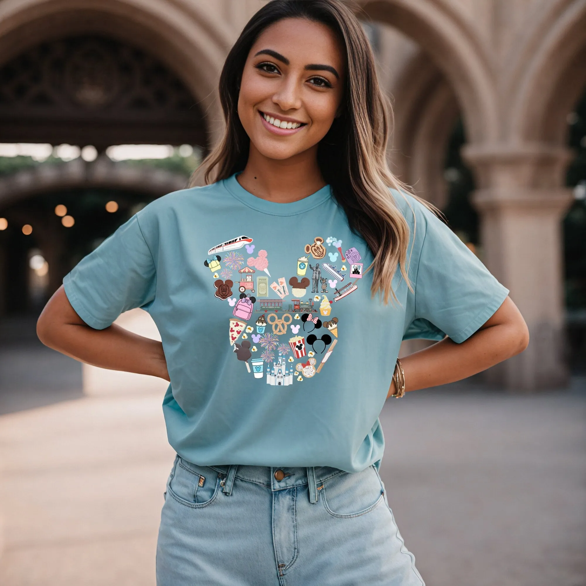 Disney Park Mickey Head Shirt | Magic Kingdom Disney Shirt Mickey Shirt