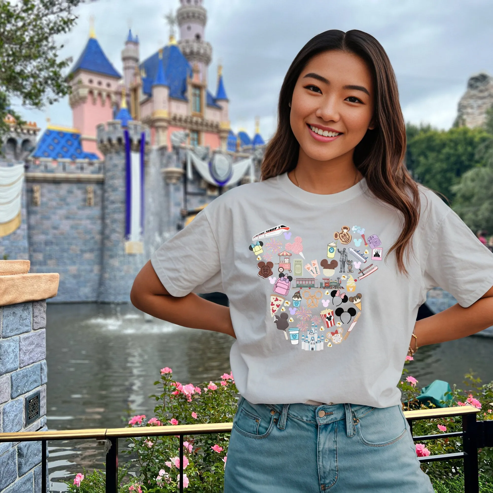 Disney Park Mickey Head Shirt | Magic Kingdom Disney Shirt Mickey Shirt