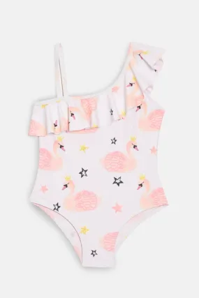 Flamingo Fling Girls Swimsuit