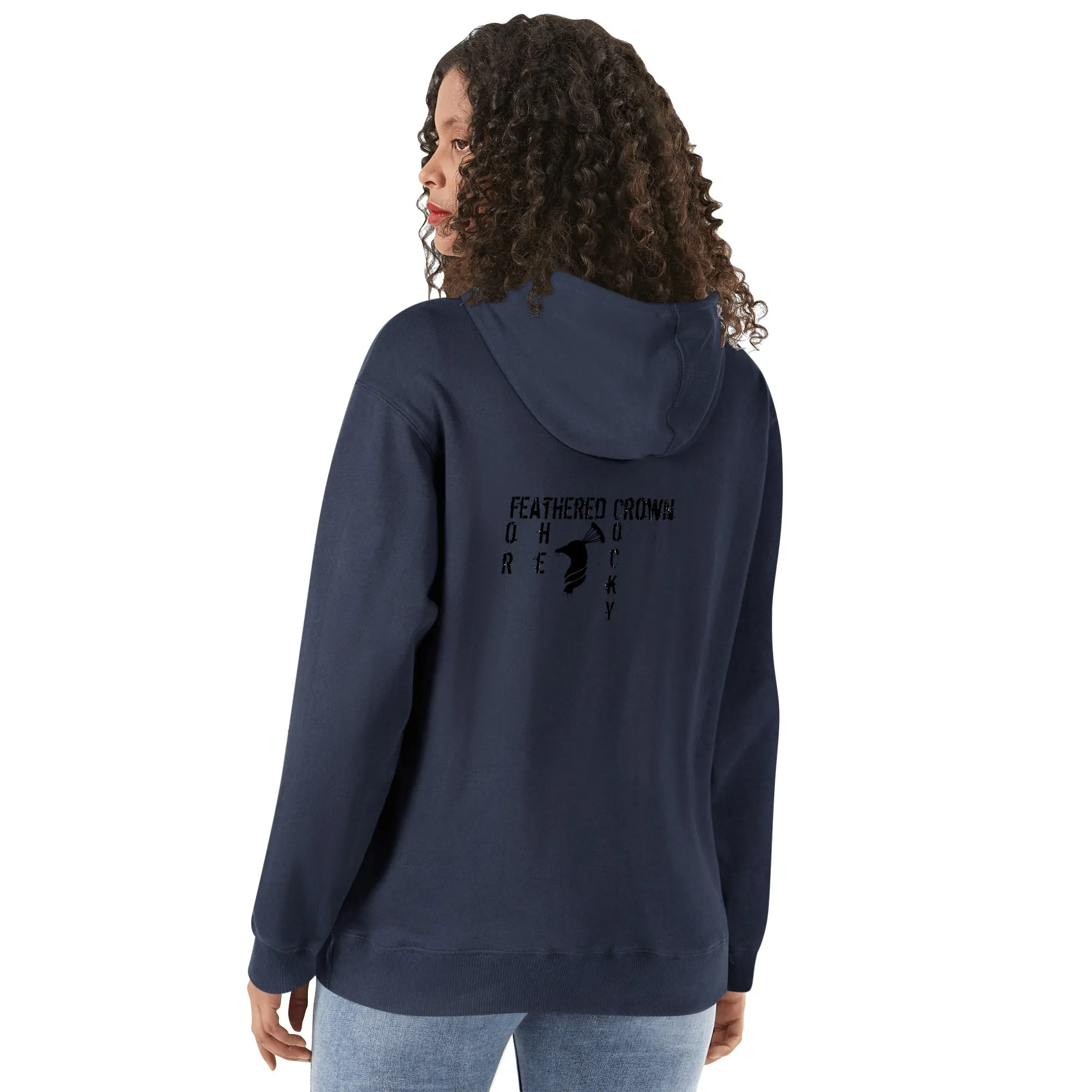 Front & Back Printing Adult Cotton Drip Banner Hoodie