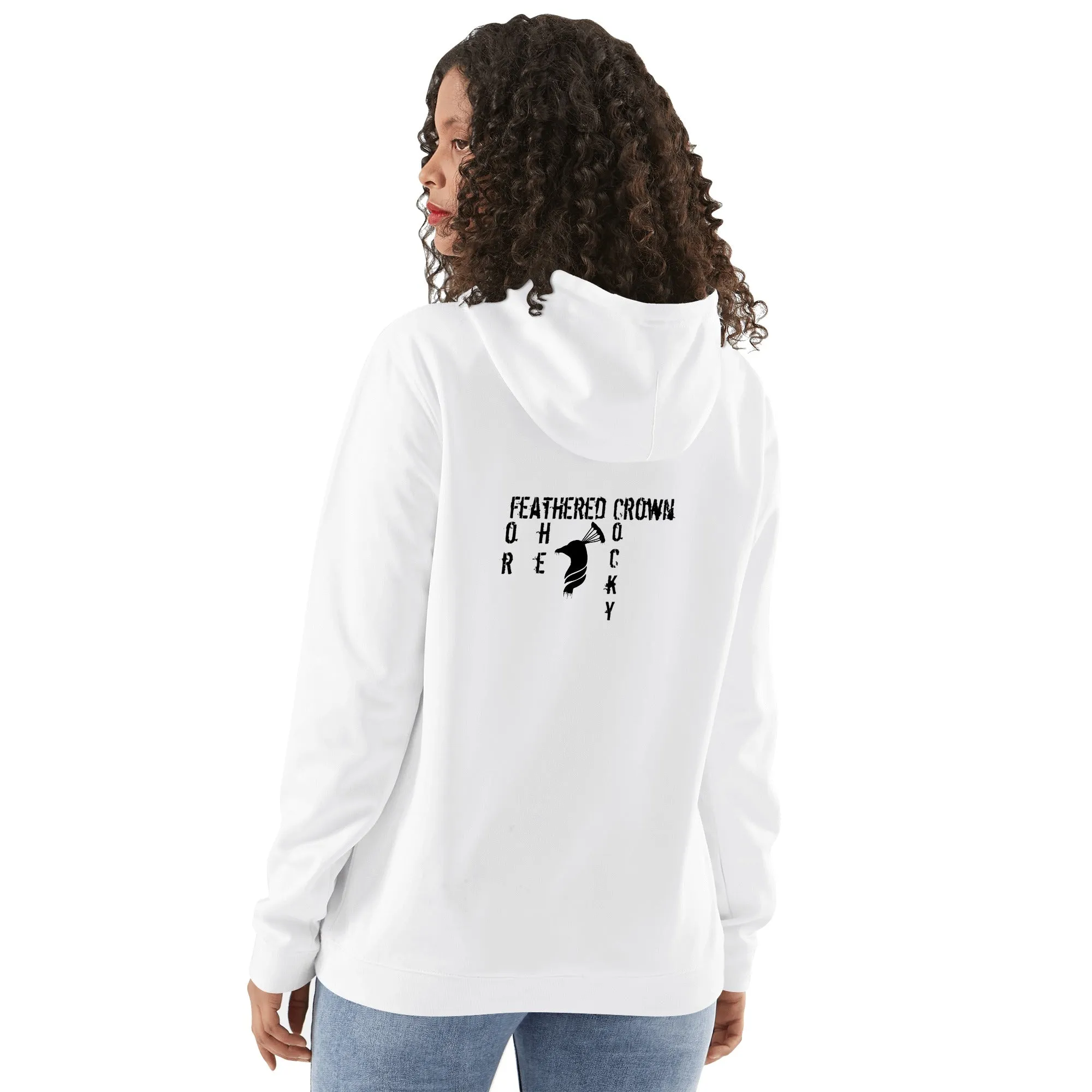 Front & Back Printing Adult Cotton Drip Banner Hoodie