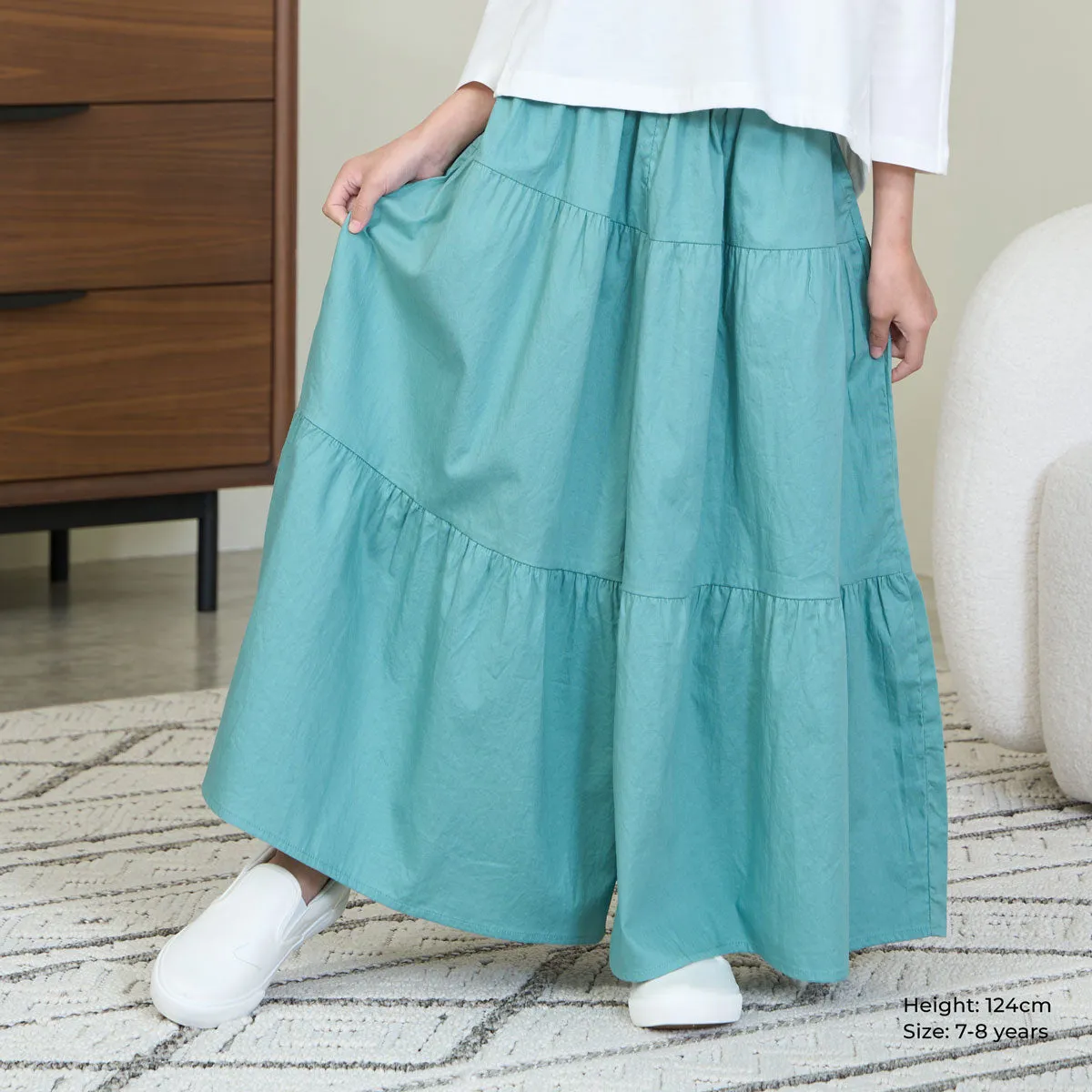 Girl Tiered Wide Leg Pants