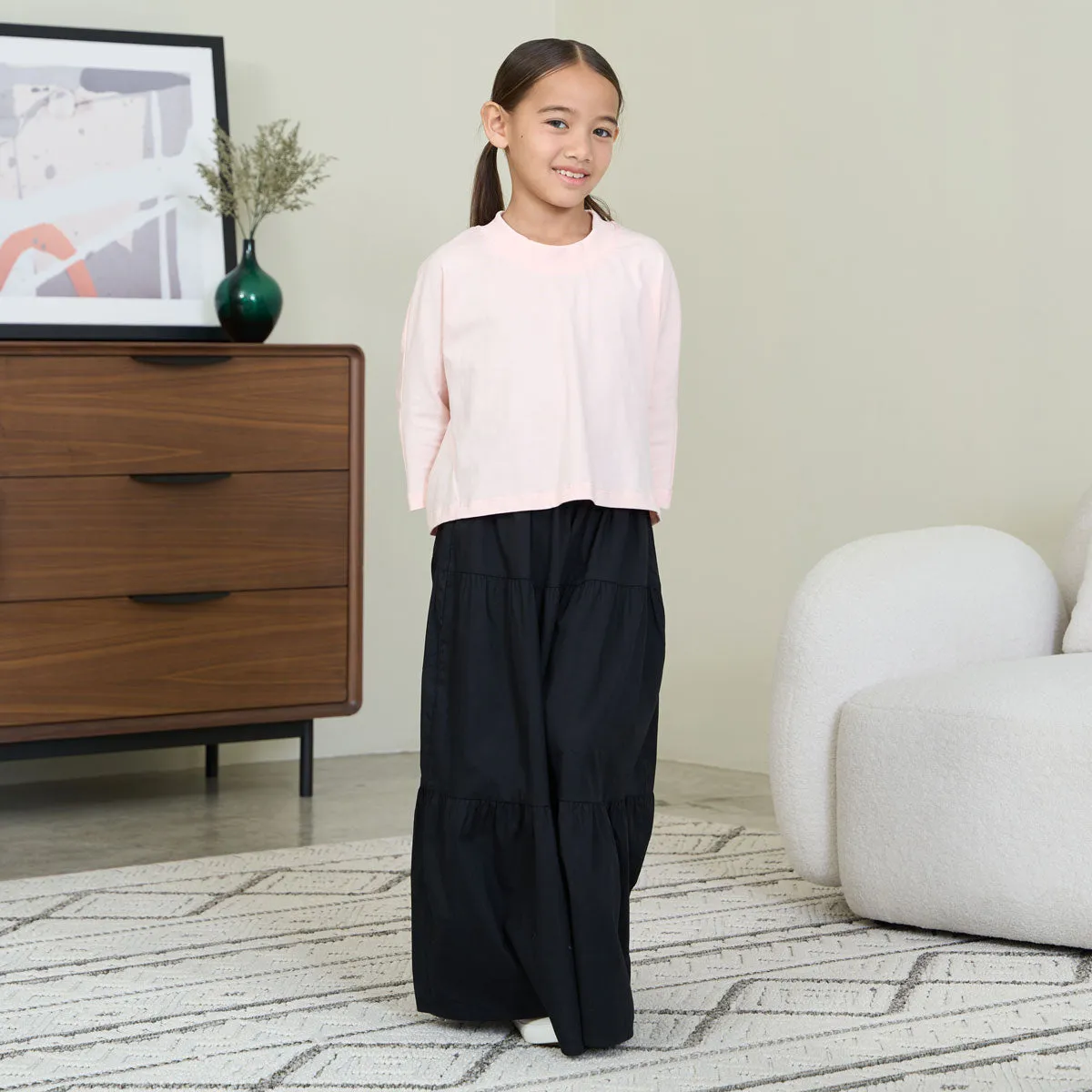 Girl Tiered Wide Leg Pants