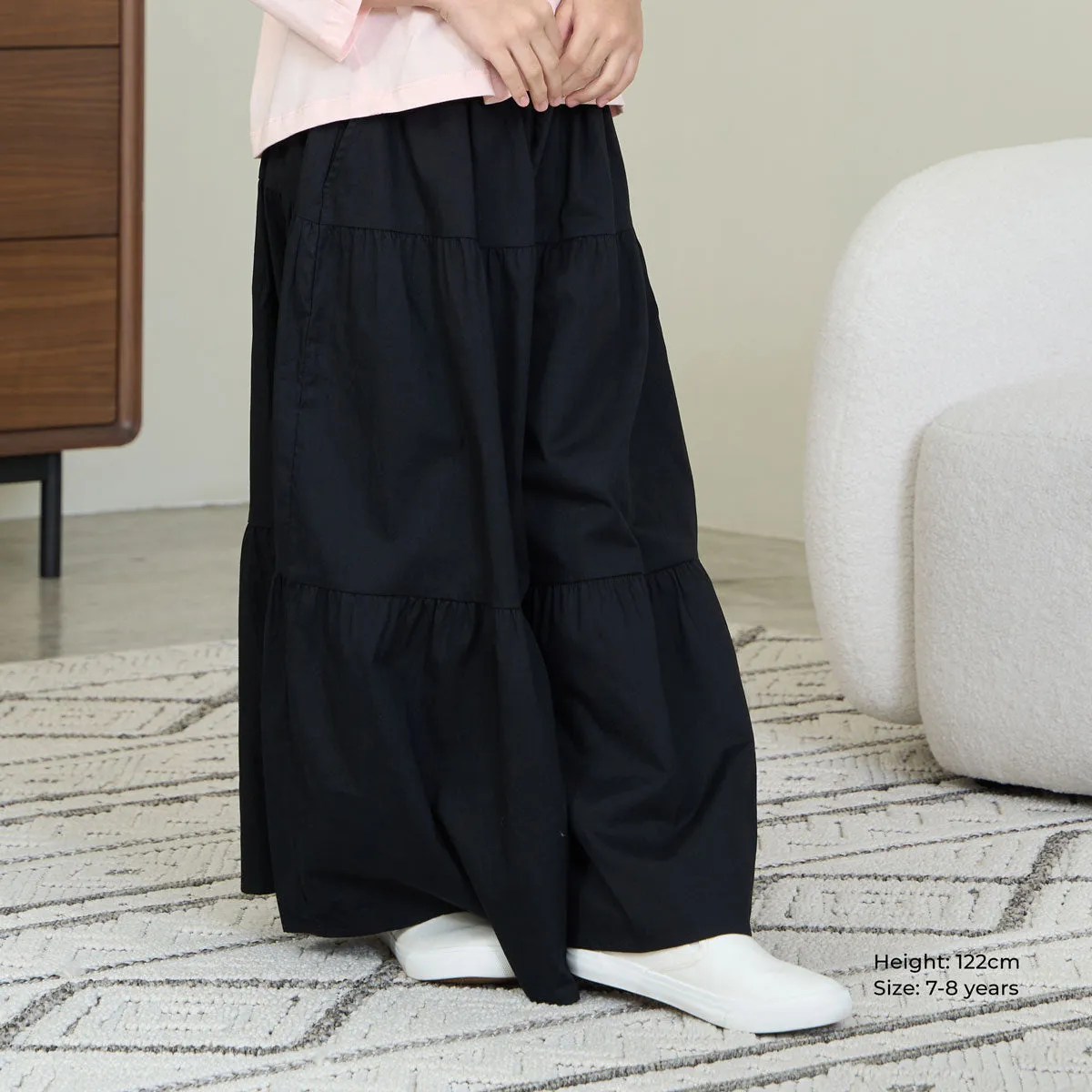 Girl Tiered Wide Leg Pants