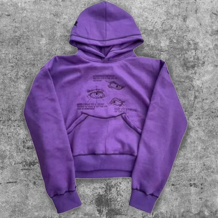 God's eyes rest street violet home sports hoodie