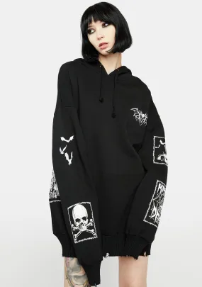 Haunted Heart Graphic Hoodie