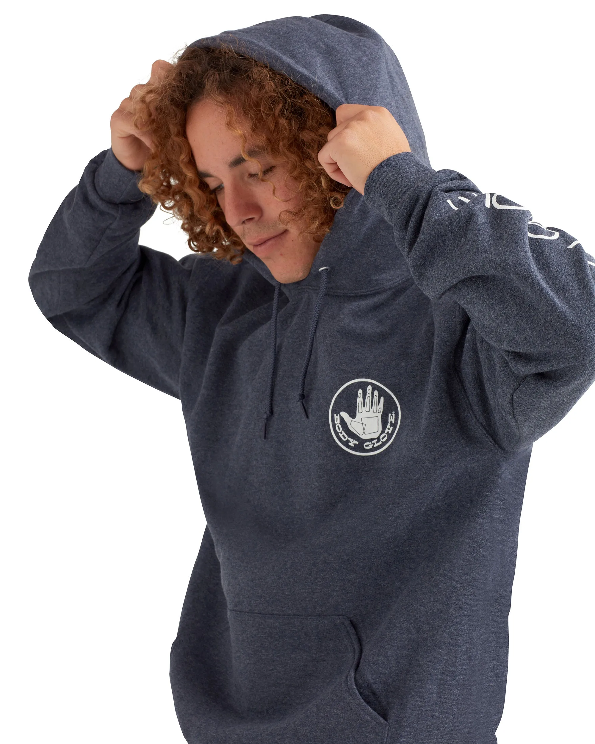 Heritage Pullover Fleece Hoodie - Navy Heather