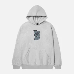 HUF Worldwide Benton Heavyweight Hood - Heather Grey