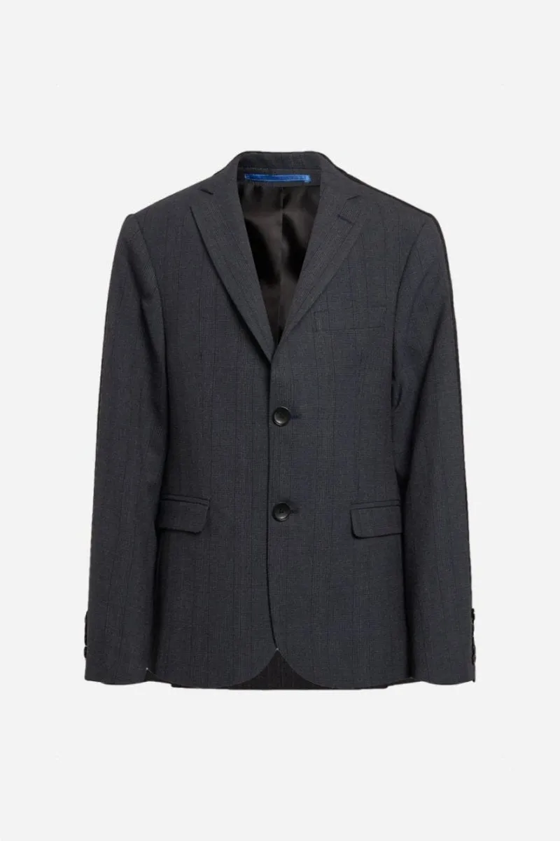 Kai Check Blazer - Blue Check