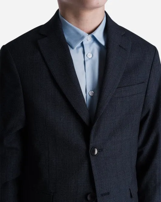 Kai Check Blazer - Blue Check