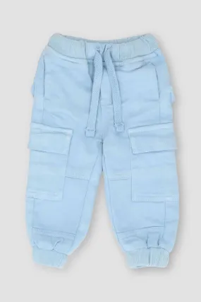 Kevin Cargo Pant For Baby Boy - Light Blue