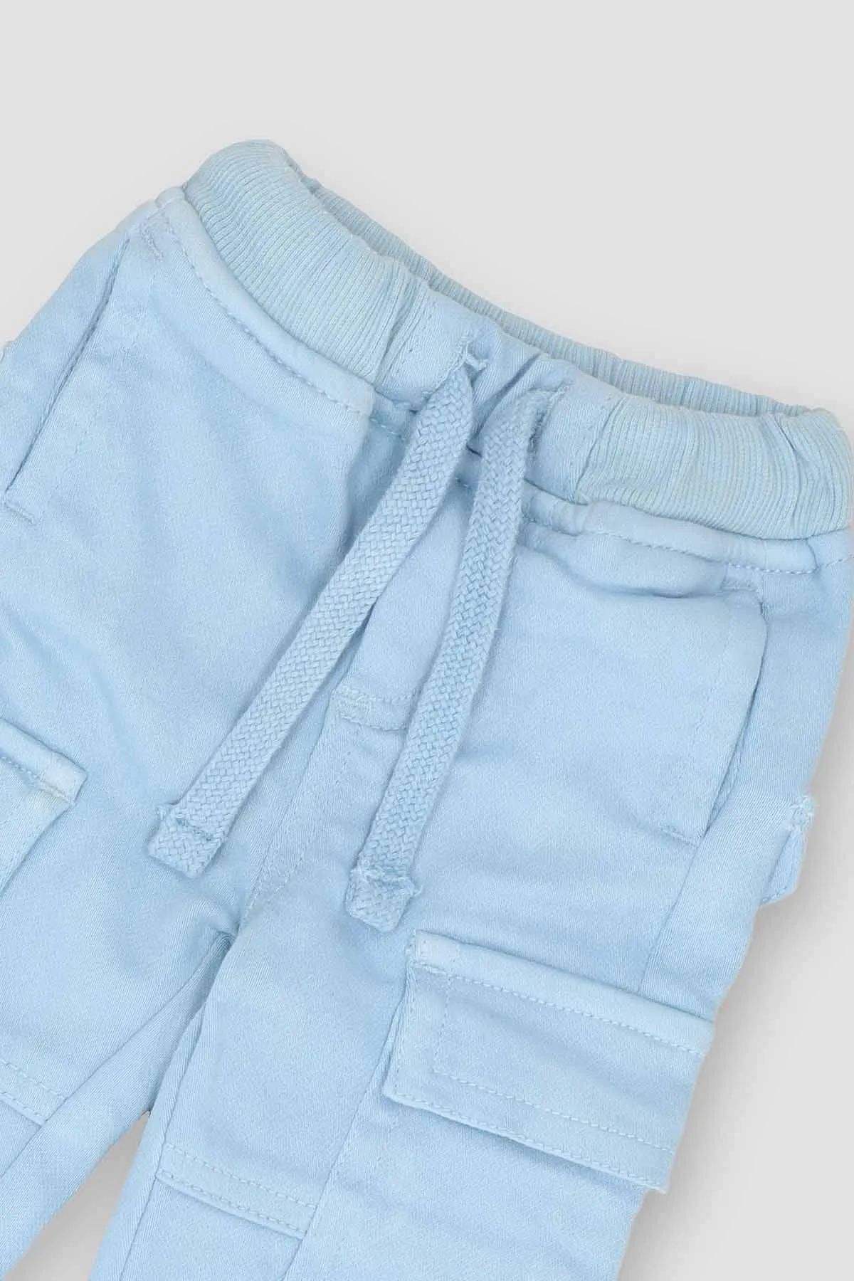 Kevin Cargo Pant For Baby Boy - Light Blue