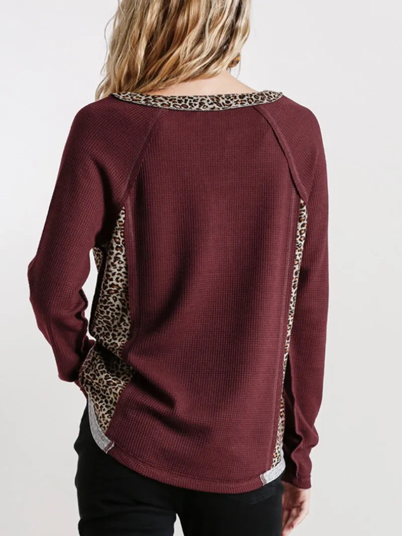 Makayla Top - Burgundy