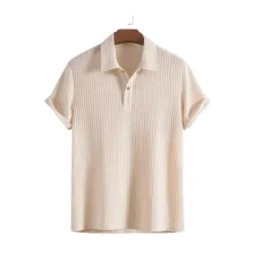 Massimo Waffle Knit Polo