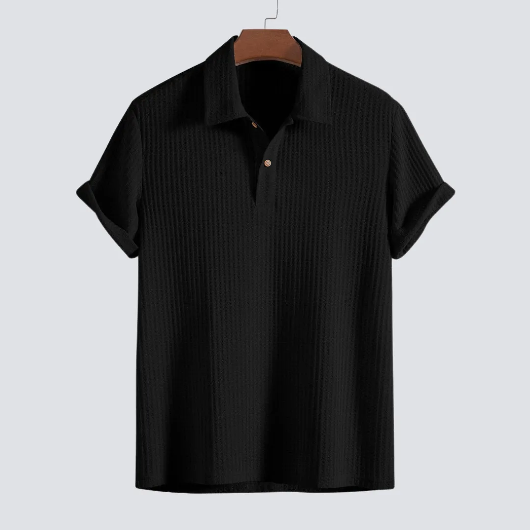 Massimo Waffle Knit Polo