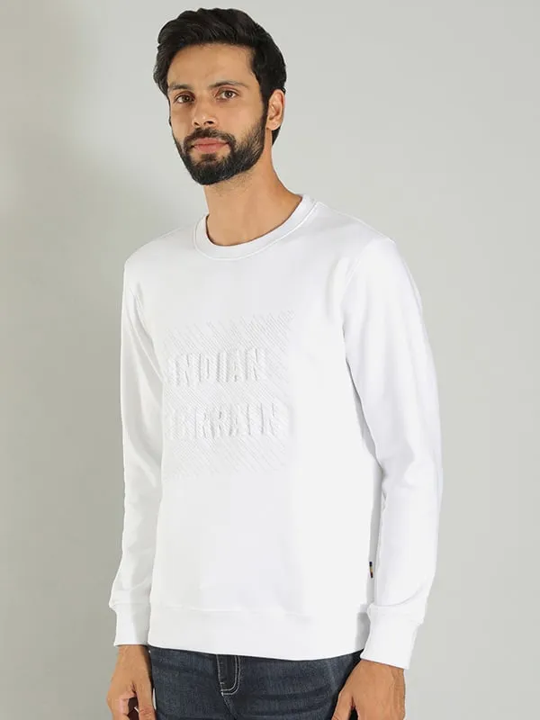 Men Graphic Crew Neck Sweatshirt