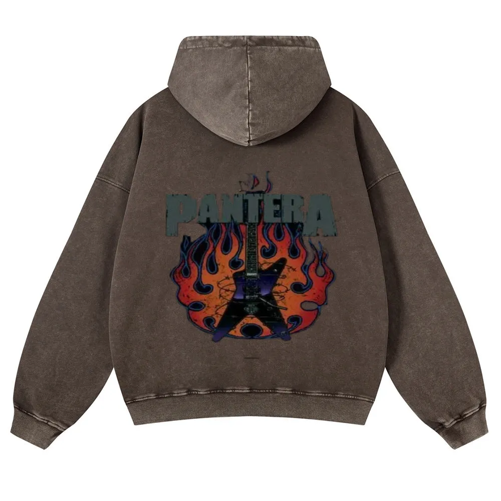 Mens Vintage Pantera Rock Band Hoodies