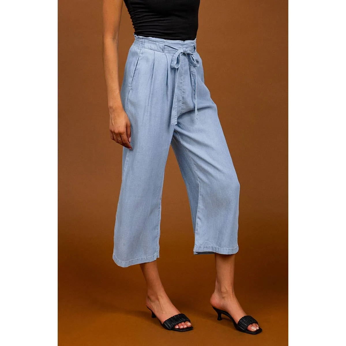 NZ101 - TENCEL Waist Tie Culottes