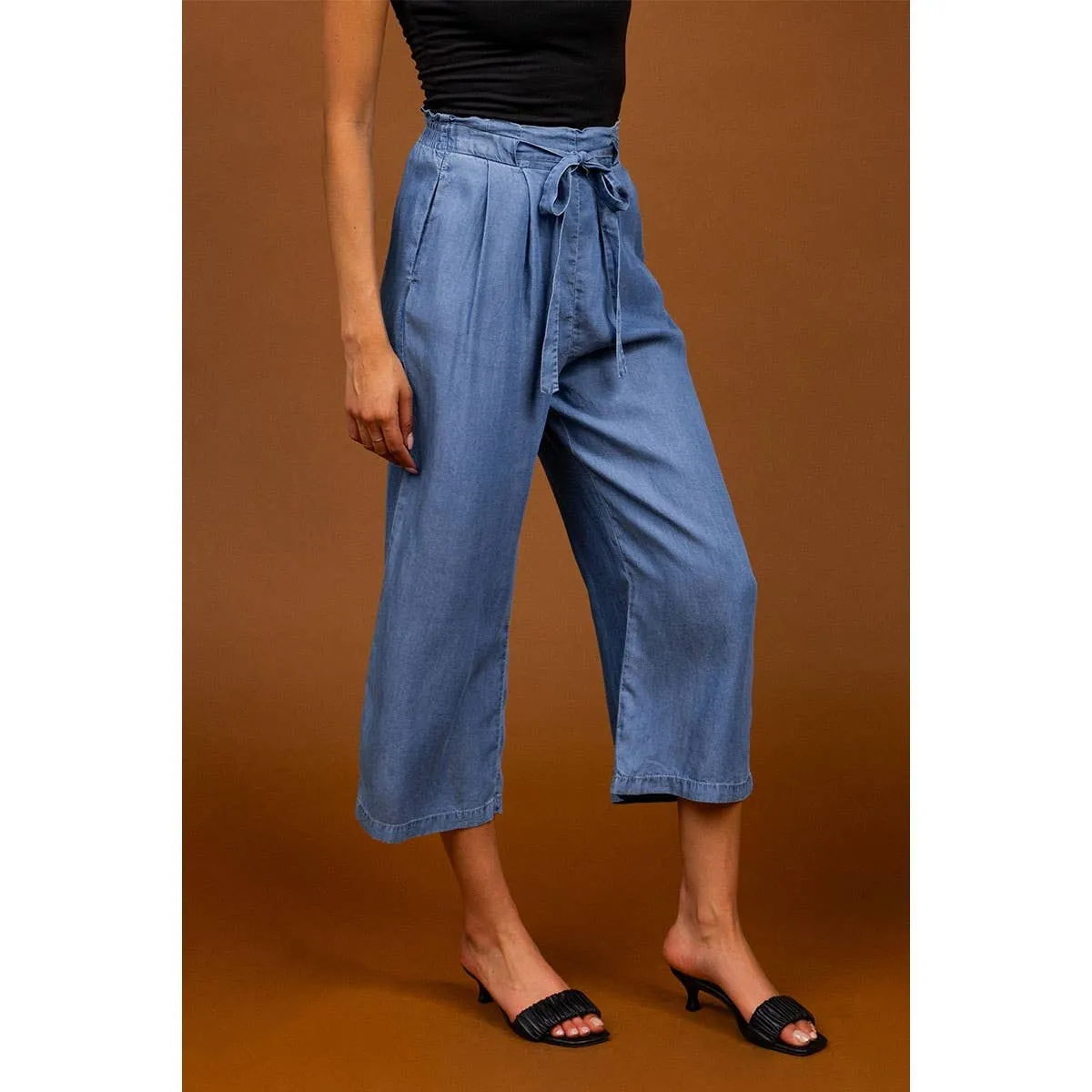 NZ101 - TENCEL Waist Tie Culottes