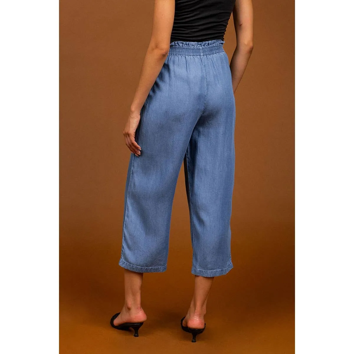 NZ101 - TENCEL Waist Tie Culottes