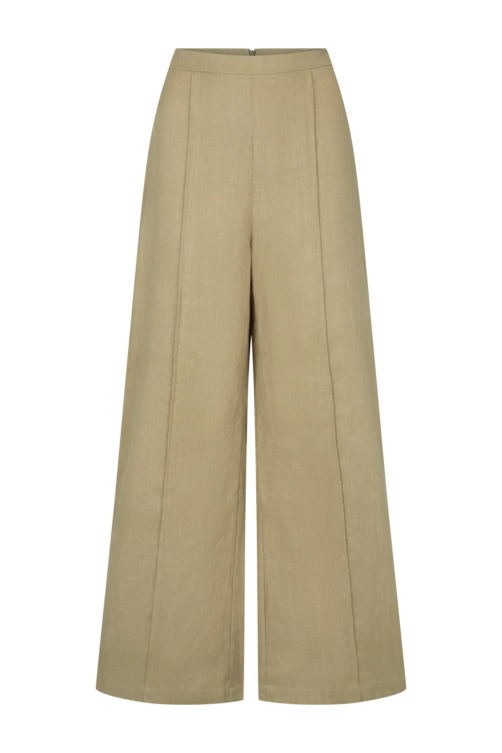 OCEAN AIR LINEN PANT - KHAKI