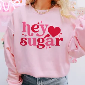 Online Exclusive | Hey Sugar Heart Graphic Sweatshirt in Pink