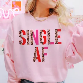 Online Exclusive | Single AF Cheetah and Color Block Graphic Sweatshirt in Pink