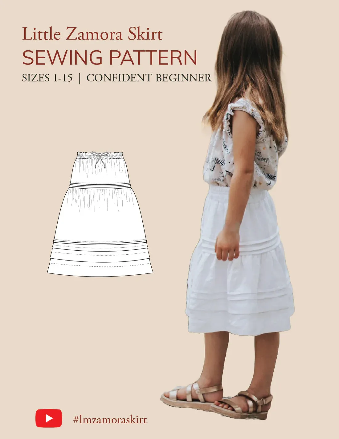 PDF Pattern - Zamora Skirt Bundle | Madswick