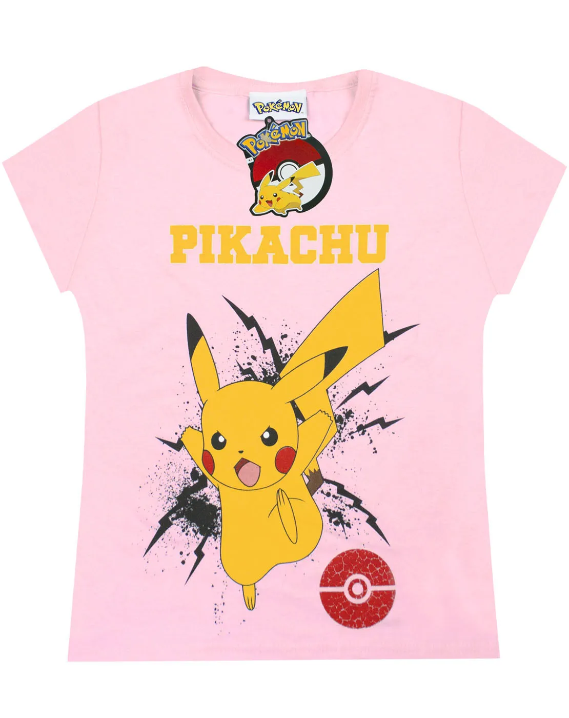 Pokemon Pikachu Bolt Girls T-Shirt