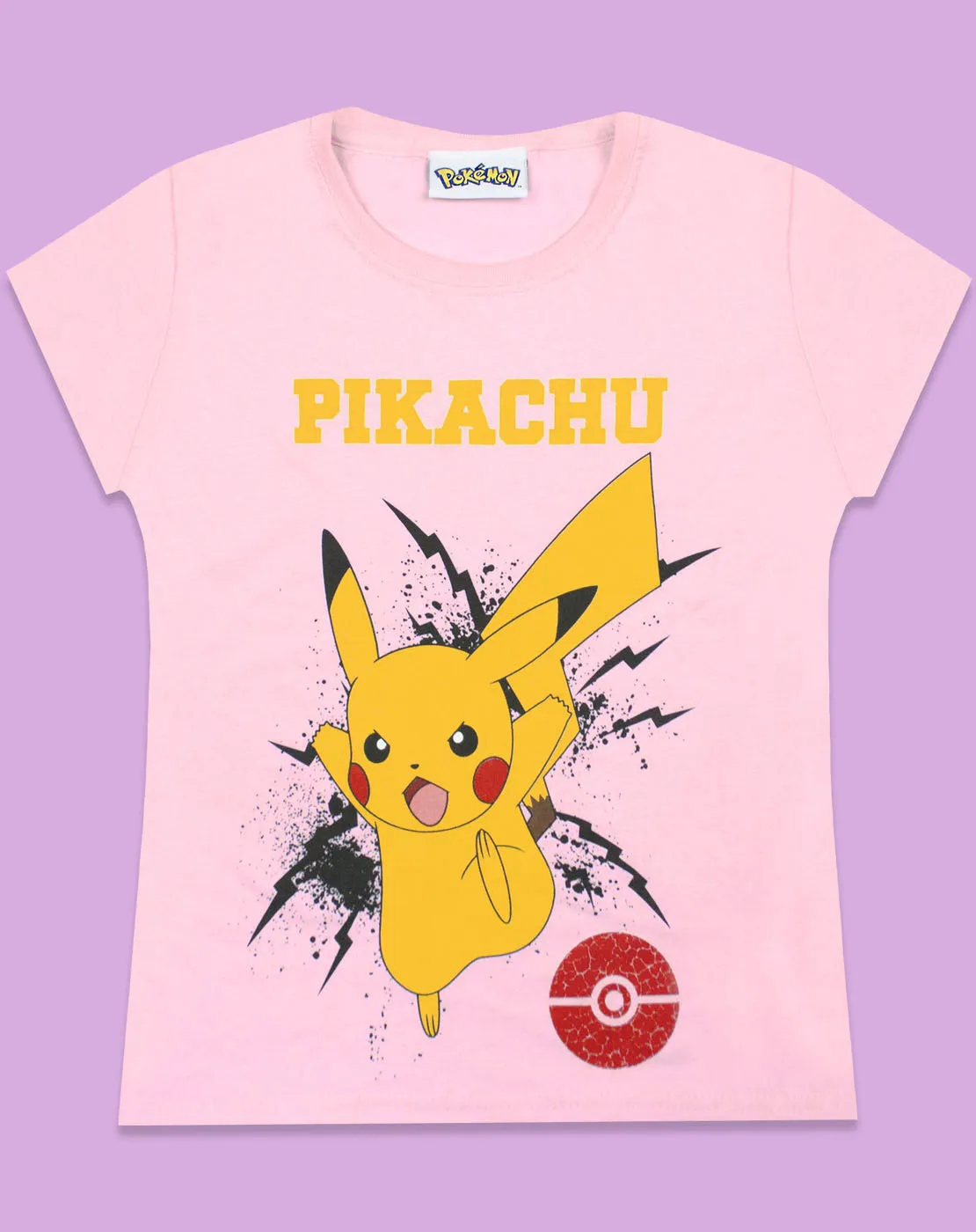 Pokemon Pikachu Bolt Girls T-Shirt