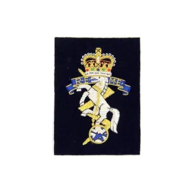 REME Blazer Badge Gold Wired - Queens Crown