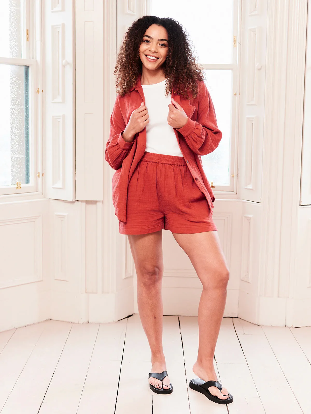 Shirt, Shorts & Culottes Bundle - Deborah, Jenny & Maisie - Rust