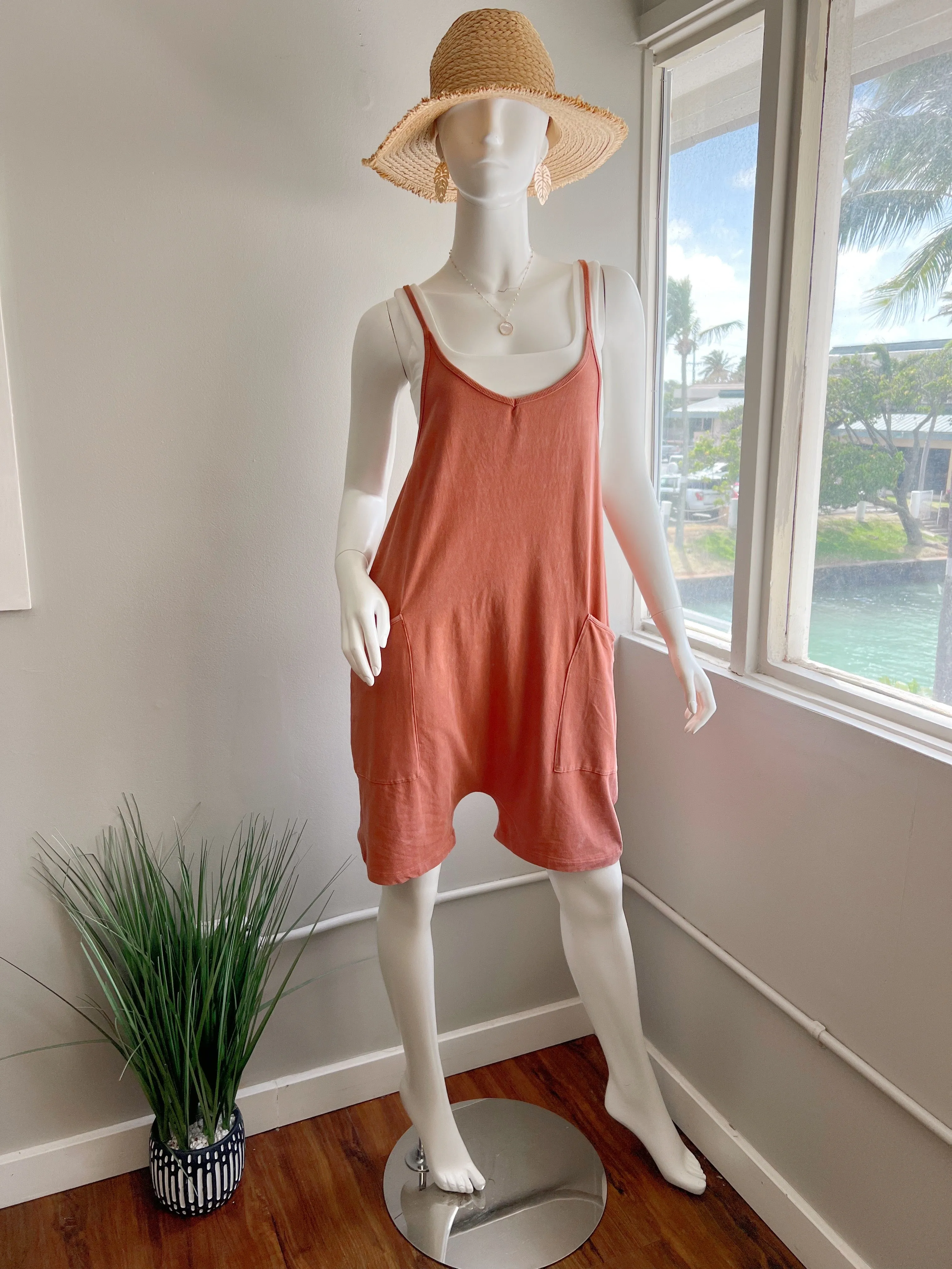 Slouchy Lounge Romper (5 colors) (FINAL SALE)