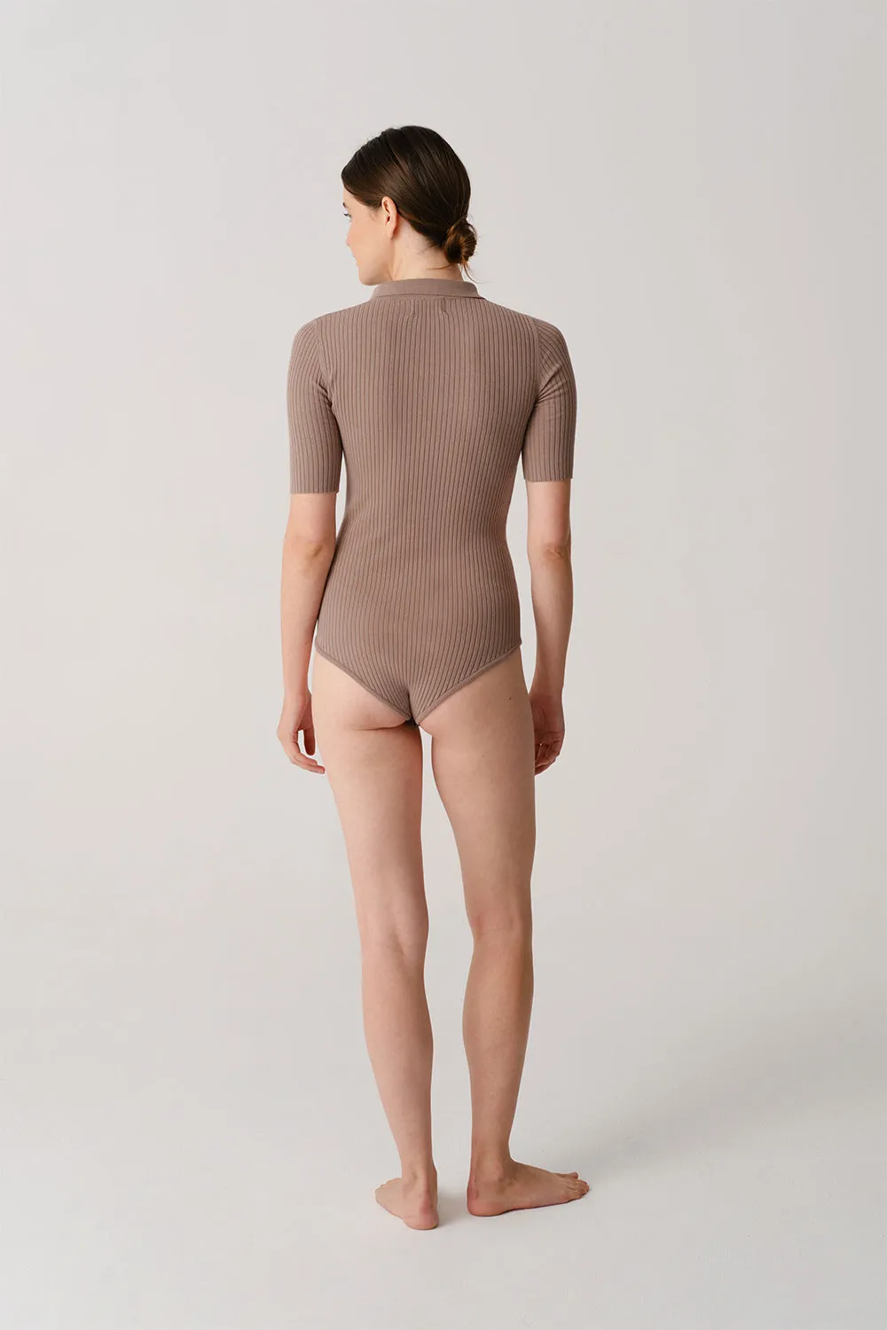 Tennis Bodysuit Light Brown